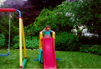 Catherine on the Slide