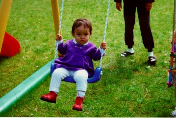 Michelle on the Swing