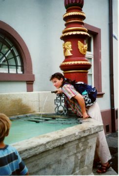 Stopping at the Fountain