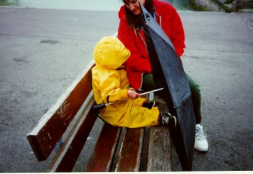 Andrew in Rain Gear